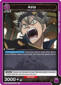 Asta (003) - UE08BT: Black Clover - Union Arena card