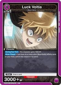 Luck Voltia (016) - UE08BT: Black Clover - Union Arena card