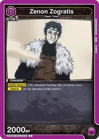 Zenon Zogratis (020) - UE08BT: Black Clover - Union Arena card