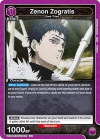 Zenon Zogratis (021) - UE08BT: Black Clover - Union Arena card