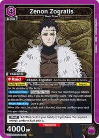 Zenon Zogratis (023) - UE08BT: Black Clover - Union Arena card