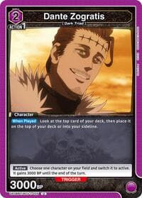 Dante Zogratis (025) - UE08BT: Black Clover - Union Arena card