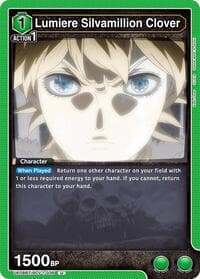 Lumiere Silvamillion Clover - UE08BT: Black Clover - Union Arena card