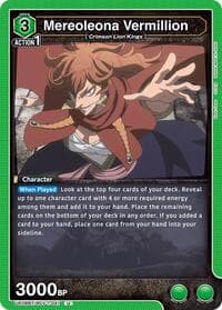 Mereoleona Vermillion (041) - UE08BT: Black Clover - Union Arena card