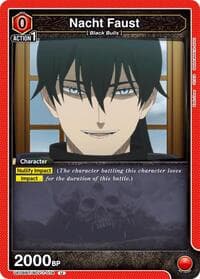 Nacht Faust (078) - UE08BT: Black Clover - Union Arena card