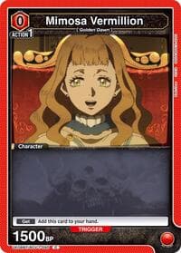 Mimosa Vermillion (090) - UE08BT: Black Clover - Union Arena card