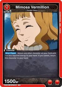 Mimosa Vermillion (091) - UE08BT: Black Clover - Union Arena card