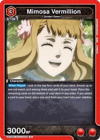 Mimosa Vermillion (092) - UE08BT: Black Clover - Union Arena card