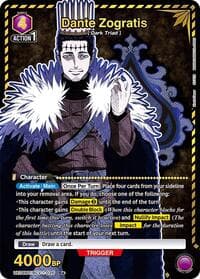 Dante Zogratis (026) (R*) - UE08BT: Black Clover - Union Arena card