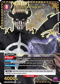 Dante Zogratis (027) (SR*) - UE08BT: Black Clover - Union Arena card