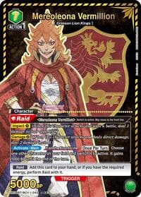 Mereoleona Vermillion (042) (SR*) - UE08BT: Black Clover - Union Arena card