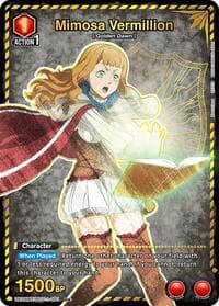 Mimosa Vermillion (091) (U*) - UE08BT: Black Clover - Union Arena card