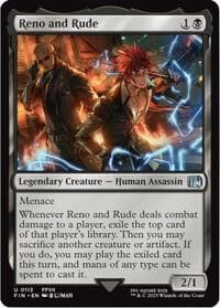 Reno and Rude - FINAL FANTASY - Magic: The Gathering card