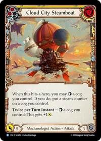 Cloud City Steamboat (Yellow) - High Seas - Flesh and Blood TCG card