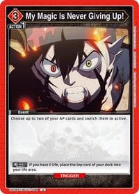 My Magic Is Never Giving Up! - UE08ST: Black Clover Starter Deck - Union Arena card