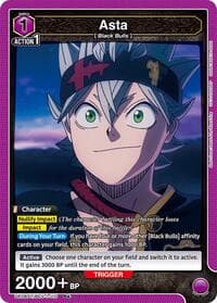 Asta (110) (R*) - UE08ST: Black Clover Starter Deck - Union Arena card