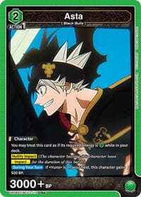 Asta (112) (R*) - UE08ST: Black Clover Starter Deck - Union Arena card