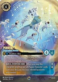 Perdita - Determined Mother (Enchanted) - Reign of Jafar - Disney Lorcana card