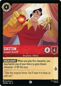Gaston - Arrogant Showoff - Reign of Jafar - Disney Lorcana card