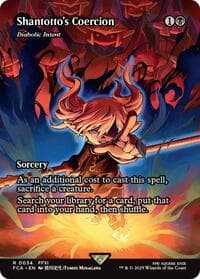 Shantotto's Coercion - Diabolic Intent (Showcase) - FINAL FANTASY: Through the Ages - Magic: The Gathering card
