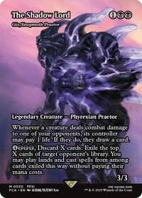 The Shadow Lord - Gix, Yawgmoth Praetor (Showcase) - FINAL FANTASY: Through the Ages - Magic: The Gathering card