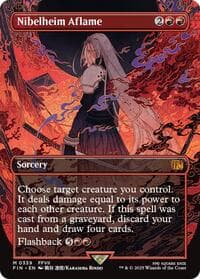 Nibelheim Aflame (Borderless) - FINAL FANTASY - Magic: The Gathering card