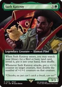 Sazh Katzroy (Extended Art) - FINAL FANTASY - Magic: The Gathering card
