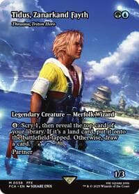 Tidus, Zanarkand Fayth - Thrasios, Triton Hero (Showcase) - FINAL FANTASY: Through the Ages - Magic: The Gathering card
