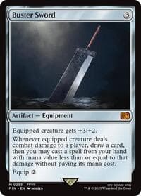 Buster Sword - FINAL FANTASY - Magic: The Gathering card
