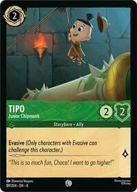 Tipo - Junior Chipmunk - Reign of Jafar - Disney Lorcana card