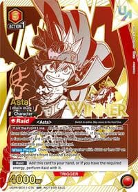 Asta (075) (Winner) - Union Arena Promotion Cards - Union Arena card