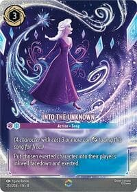Into the Unknown (Enchanted) - Reign of Jafar - Disney Lorcana card