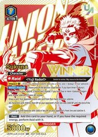 Sukuna (Winner) - Union Arena Promotion Cards - Union Arena card