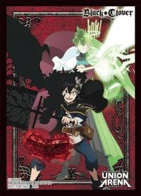 Union Arena Rare Battle AP Card Sleeves - Black Clover (3-Pack) - Bandai Card Sleeves - Card Sleeves card