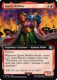 Queen Brahne (Extended Art) - FINAL FANTASY - Magic: The Gathering card