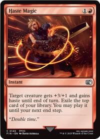 Haste Magic - FINAL FANTASY - Magic: The Gathering card