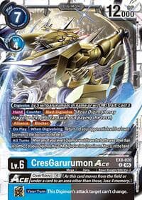 CresGarurumon ACE - Versus Monsters - Digimon Card Game card