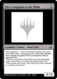 The Companion of the Wilds - Un-Known Event Playtest Cards - Magic: The Gathering card