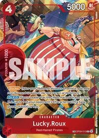 Lucky.Roux (TR) - A Fist of Divine Speed - One Piece Card Game card