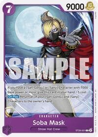 Soba Mask - ST-26: Starter Deck 26 PURPLE/BLACK Monkey.D.Luffy - One Piece Card Game card