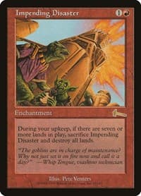 Impending Disaster - Urza's Legacy - Magic: The Gathering card