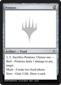 Potatoes - Un-Known Event Playtest Cards - Magic: The Gathering card