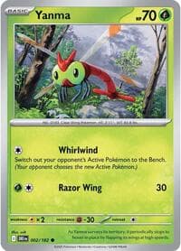 Yanma - SV10: Destined Rivals - Pokemon card