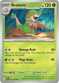 Breloom - SV10: Destined Rivals - Pokemon card