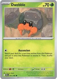 Dwebble - SV10: Destined Rivals - Pokemon card