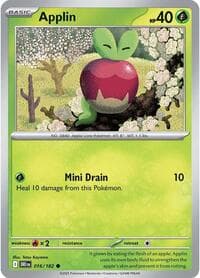 Applin - SV10: Destined Rivals - Pokemon card