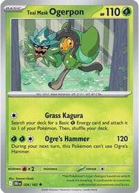 Teal Mask Ogerpon - SV10: Destined Rivals - Pokemon card