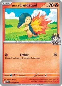 Ethan's Cyndaquil - SV10: Destined Rivals - Pokemon card