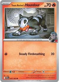 Team Rocket's Houndour - SV10: Destined Rivals - Pokemon card