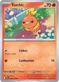 Torchic - SV10: Destined Rivals - Pokemon card